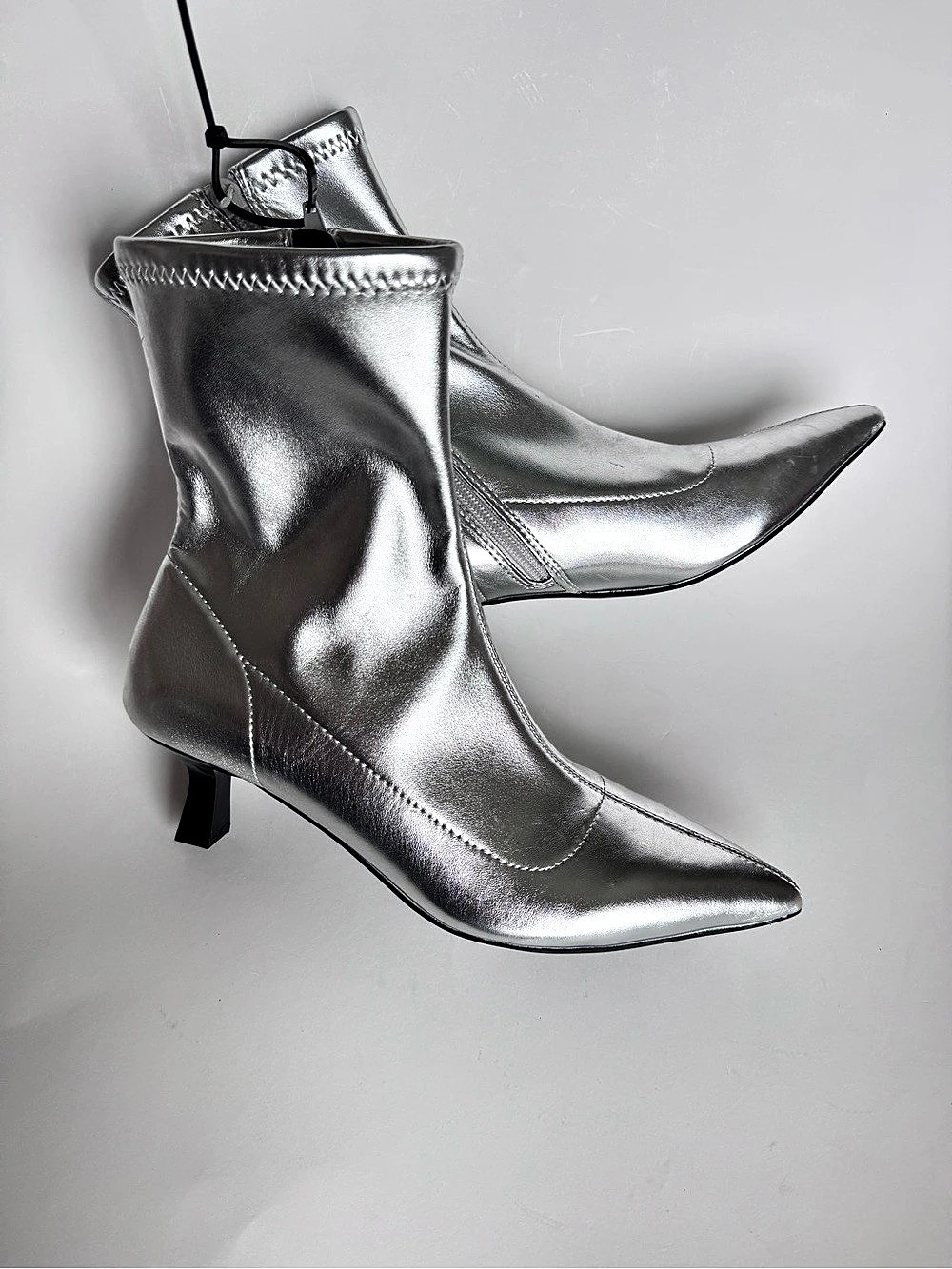 Abound Silver Pointed Toe Heels